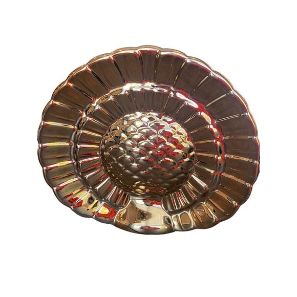 New 2021 Bath & Body Works GOLD TURKEY Candle Pedestal Holder - Picture 5 of 6